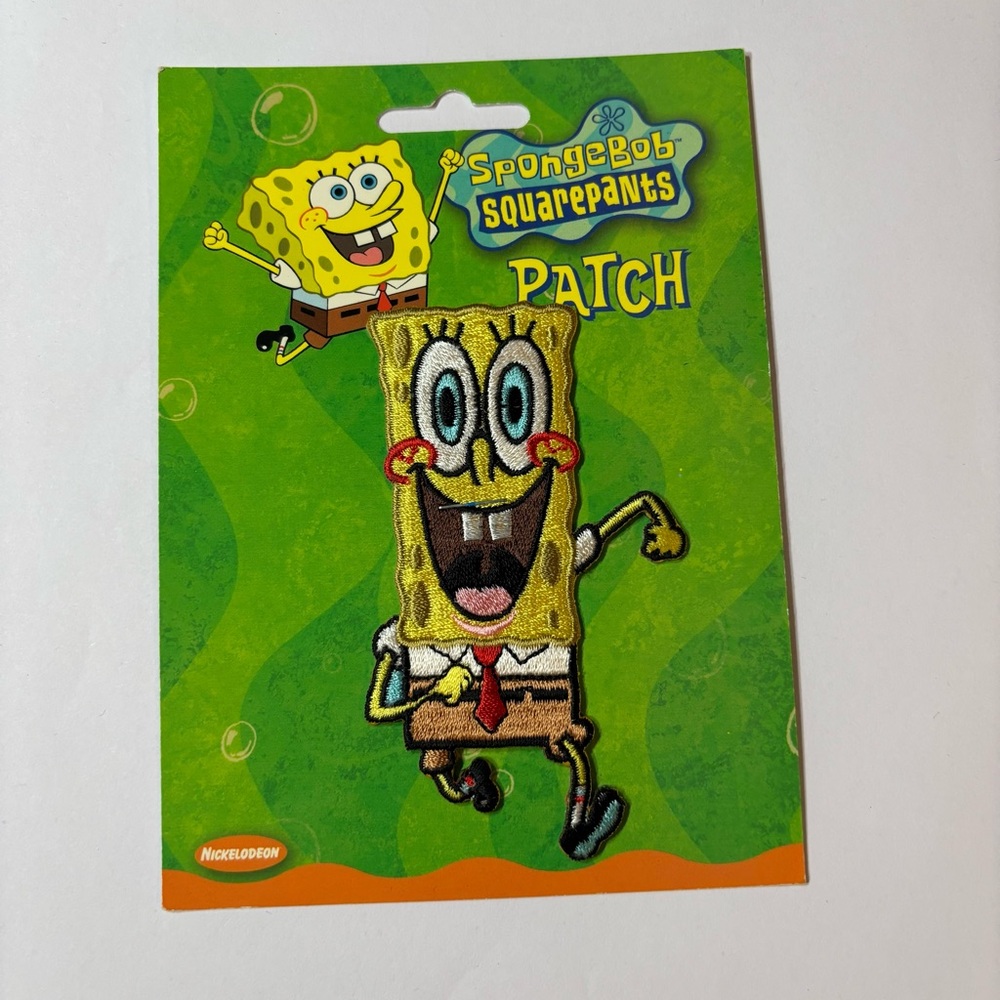 Nickelodeon SpongeBob SquarePants Yellow Patch Vintage